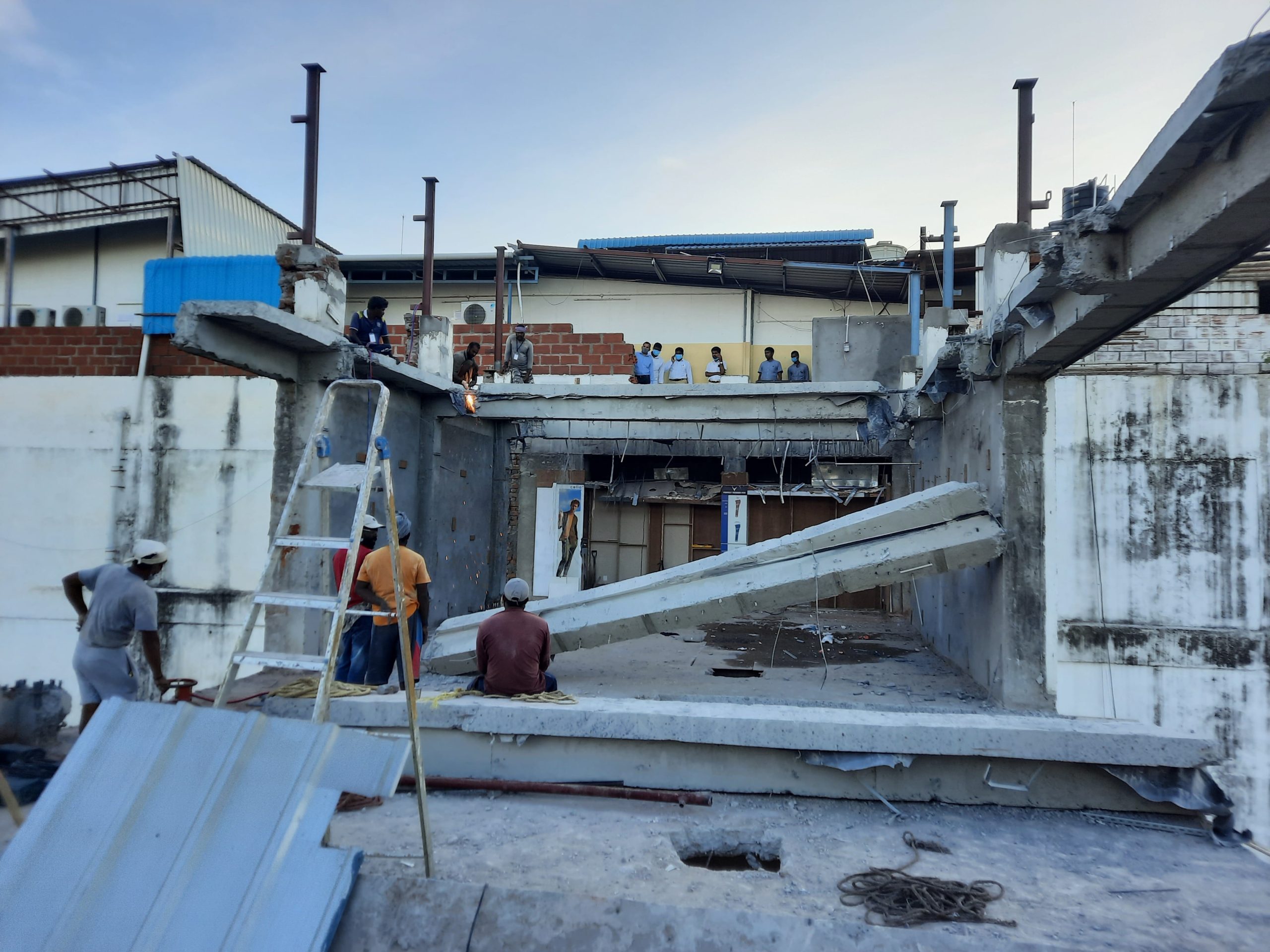 Concrete Floor Demolishing Services by Sri Kavi Building Demolisher